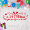 Feliz Cumpleaños Happy Birthday Sign - Dana Decals