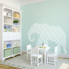 NEW ! Modern Shapes Elephant - LARGE -  Vinyl Wall Decal - Kidsroom - Nursery - Dana Decals