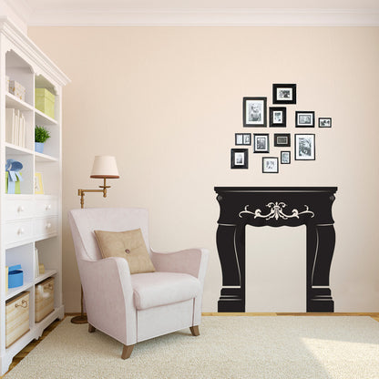Faux Fireplace - Dana Decals