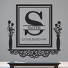 Personalized Victorian Family Established Frame Shelf - Dana Decals