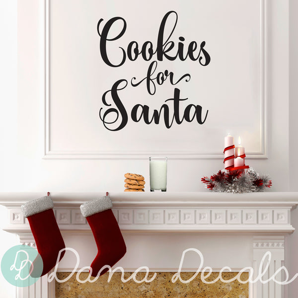 Cookies for Santa - Dana Decals