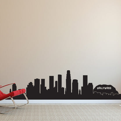 Los Angeles Skyline Silhouette - Dana Decals