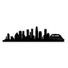 Los Angeles Skyline Silhouette - Dana Decals