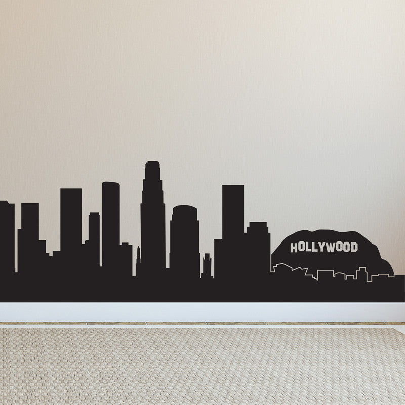 Los Angeles Skyline Silhouette - Dana Decals