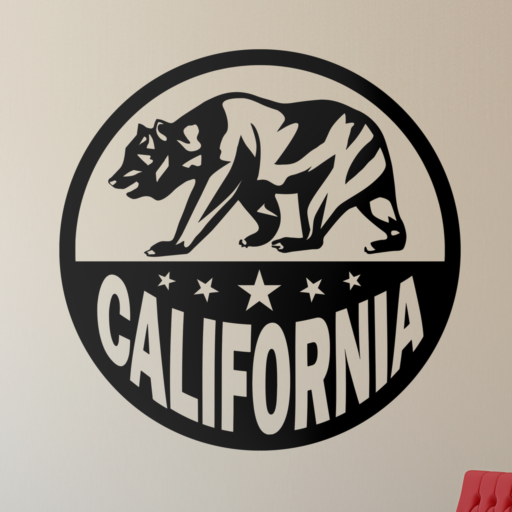 California Bear Emblem - Dana Decals