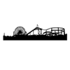 Santa Monica Pier Silhouette - Dana Decals