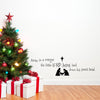 Away in a Manger Bible Quote - Dana Decals