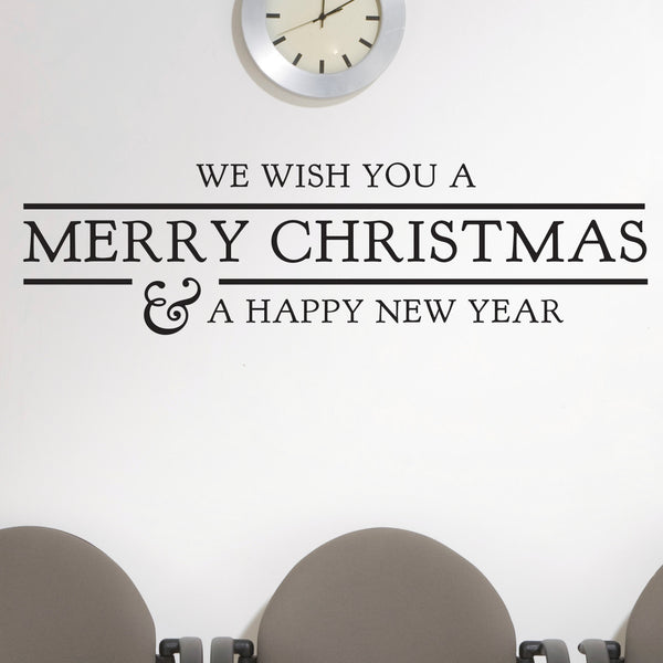 We Wish You A Merry Christmas - Dana Decals