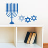 Hanukkah Menorah and Star of David - Dana Decals