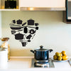 Kitchen Items Heart - Dana Decals