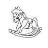 Pony Rocking Horse Outline - Dana Decals