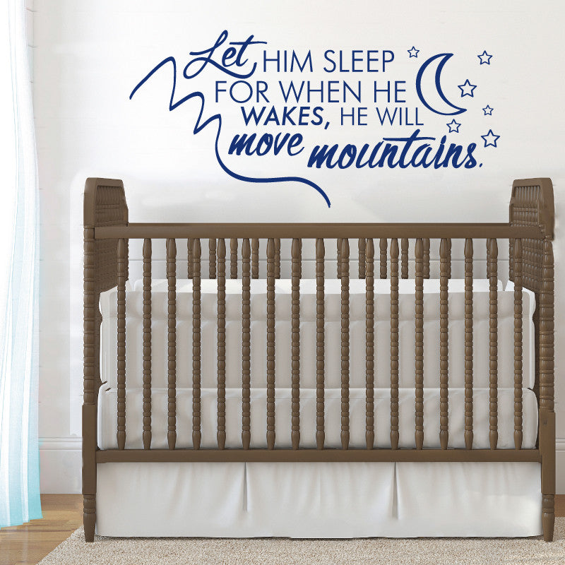 Let Him Sleep - Dana Decals