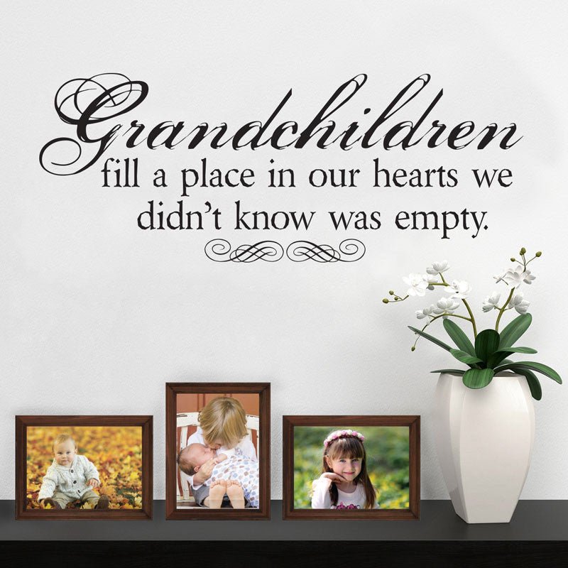 Grandchildren Fill our Hearts - Dana Decals