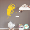 Whimsical Hand Drawn Sun & Clouds - Dana Decals