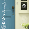 No Smoking Window or Wall Decal - Dana Decals