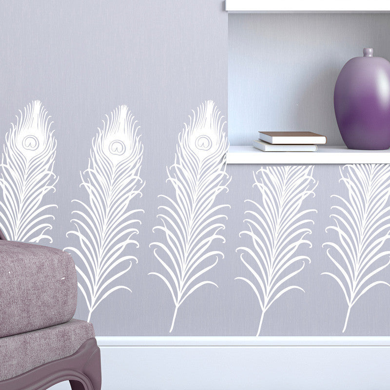 Art Deco Peacock Pattern - Dana Decals