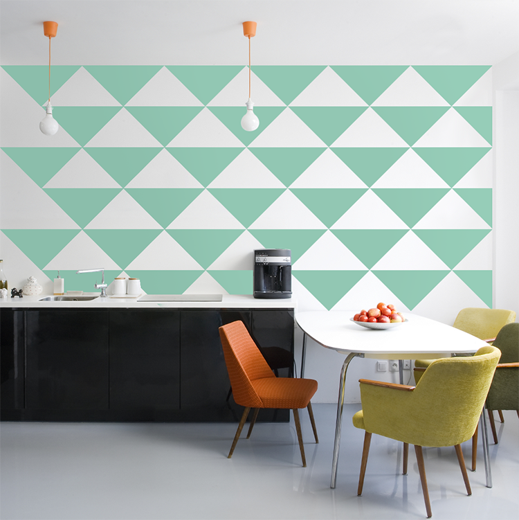 Triangle Pattern Glass Sticker Triangle Pattern Wall Decal | Shop Decals from Dana Decals