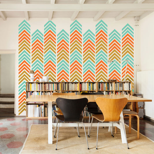 Chevron Arrow Pattern, 2 Color - Dana Decals