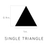 Tiny Triangles Pattern - Dana Decals