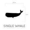 Tiny Whales Pattern - Dana Decals