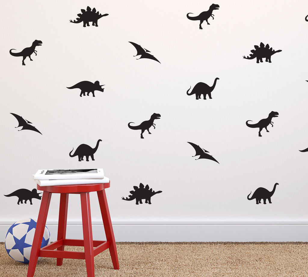 Tiny Dinosaurs Wall Pattern - Dana Decals