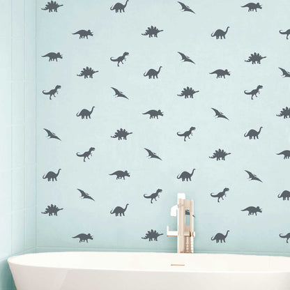 Tiny Dinosaurs Wall Pattern - Dana Decals