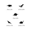 Tiny Dinosaurs Wall Pattern - Dana Decals