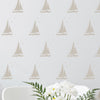 Sailboat with Seagulls Wall Pattern - Dana Decals