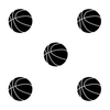 Basketball Pattern - Dana Decals