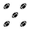 Football Pattern - Dana Decals