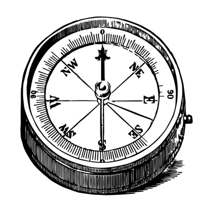 Vintage Compass - Dana Decals