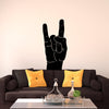 Rock On Hand Sign Silhouette - Dana Decals