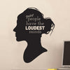 Quiet People Loud Minds Quote - Dana Decals