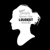 Quiet People Loud Minds Quote - Dana Decals