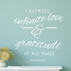 Love and Gratitude Namaste - Dana Decals