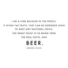 Abraham Lincoln Beer Quote Typography - Dana Decals