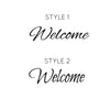 Welcome Door Sign - Dana Decals