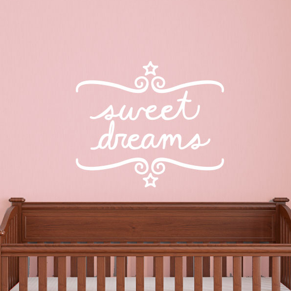 Sweet Dreams Wall Quote Decal - Dana Decals