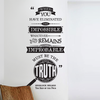 Sherlock Holmes Impossible Improbable Quote - Dana Decals