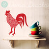 Patterned Rooster - Dana Decals