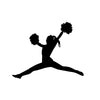 Cheerleader Toe Touch - Dana Decals