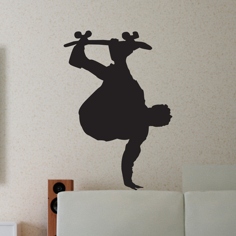 Skateboarder Handstand - Dana Decals