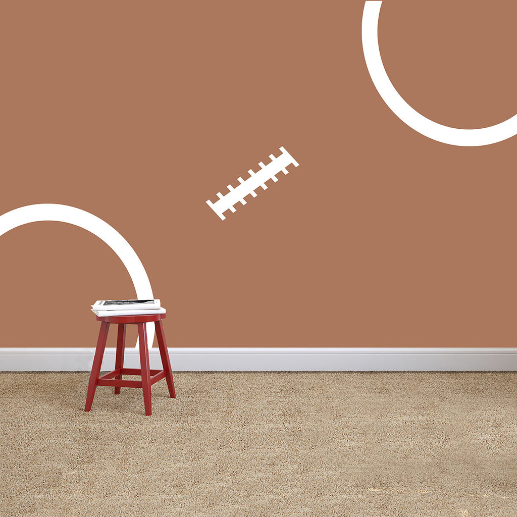 Oversized Football Stitching - Dana Decals