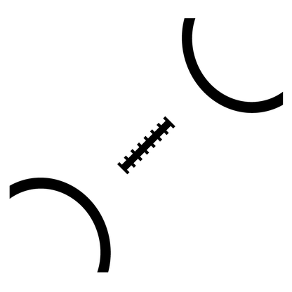 Oversized Football Stitching - Dana Decals