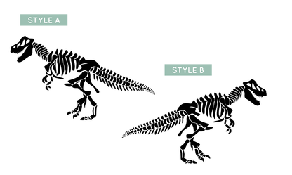 T-Rex Dino Skeleton - Dana Decals