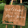 Personalized Wedding Welcome Sign - Dana Decals