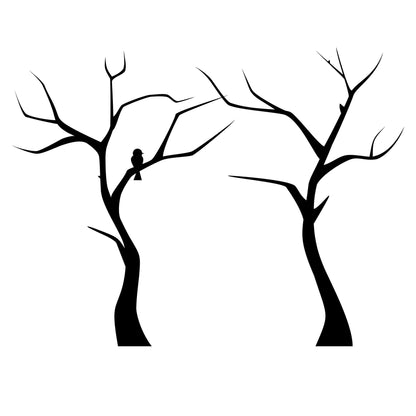 Winter Trees With Bird - Dana Decals