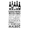 Wine Bottles & List - Dana Decals