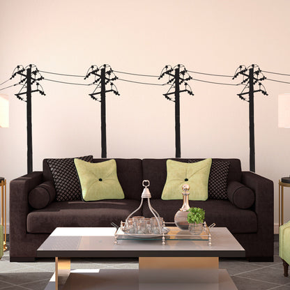 Row of Power Lines - Dana Decals