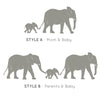 Elephant Train Family - Dana Decals